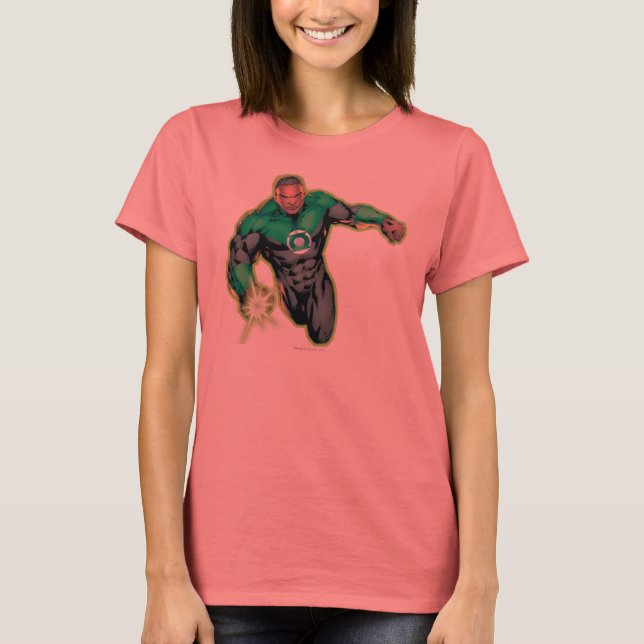 Camiseta Estilo de banda desenhada - Lanterna Verde (Frente)
