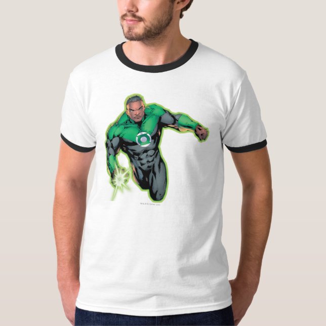 Camiseta Estilo de banda desenhada - Lanterna Verde (Frente)
