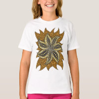Estilo de Batik Floral Abstrato africano