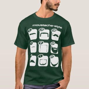 Camiseta Estilo de bigode mundial