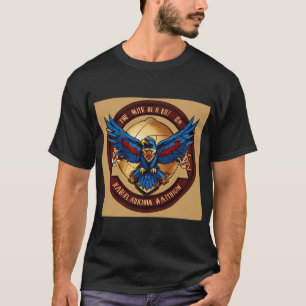 Camiseta "Estilo de Bomba-Sticker" "Personalidade de Patchw