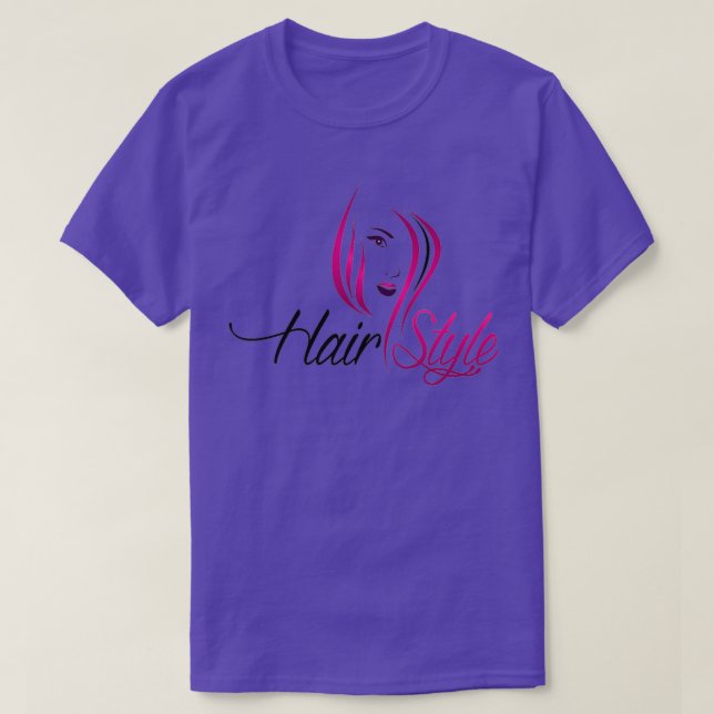 Camiseta Estilo de Cabelo 2 (Frente do Design)