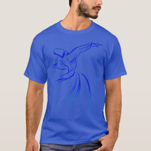 Camiseta Estilo de Caligrafia Dervise Arte de Vetor de Mati