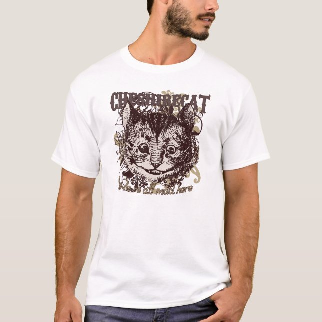 Camiseta Estilo de Carnivale do gato de Cheshire (Frente)