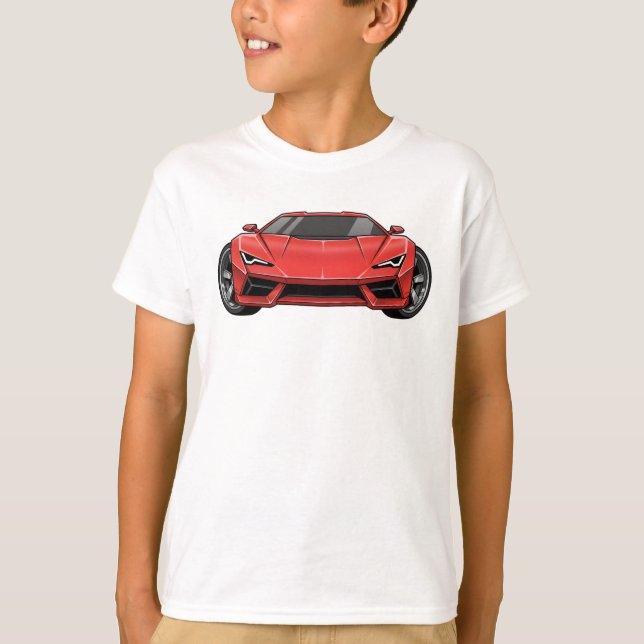 Camiseta Estilo de Carro Toon (Frente)