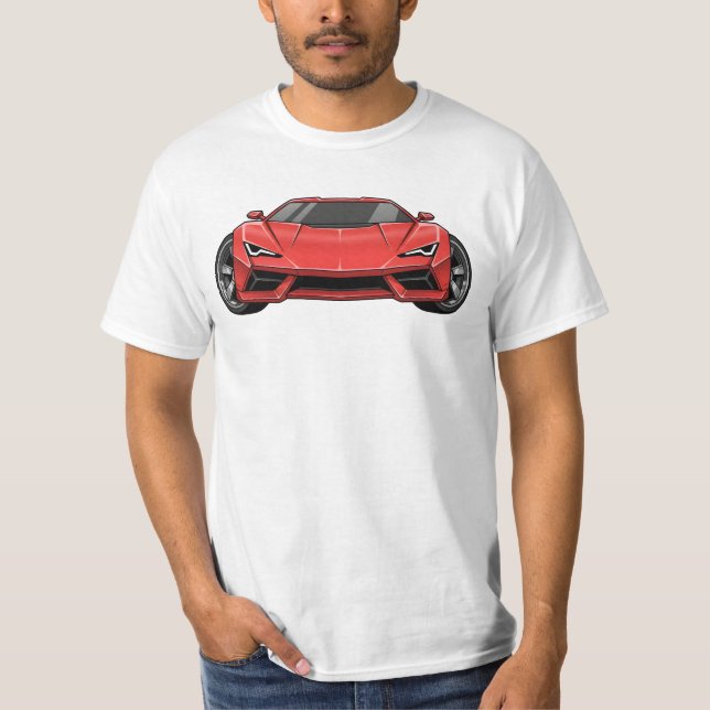 Camiseta Estilo de Carro Toon (Frente)