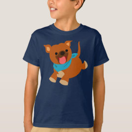 Camiseta Estilo de Cartoon Feliz e Bonito Crianças