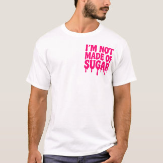 Camiseta Estilo de Chão de Bolso de Cotação Neon-Pink - Per