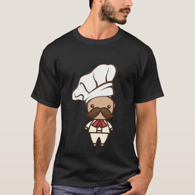 Camiseta Estilo de Chef Atrativo de Edição Especial T-Shirt (Frente)