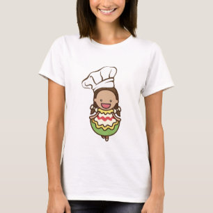 Camiseta Estilo de Chef Atrativo de Edição Especial T-Shirt