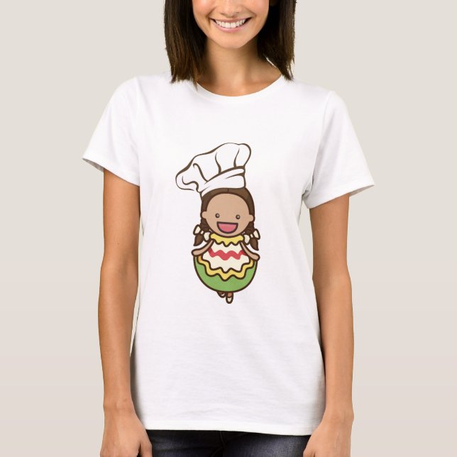 Camiseta Estilo de Chef Atrativo de Edição Especial T-Shirt (Frente)
