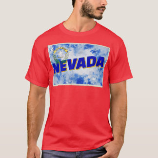 Camiseta Estilo de colheita de Nevada retro souvenir 1