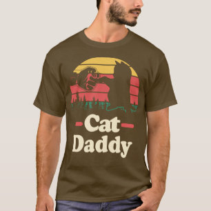 Camiseta Estilo de colheita do Pai Cat