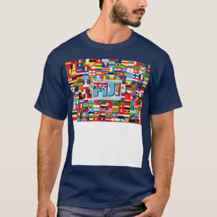 Camiseta Estilo de colheita Fiji retro souvenir 1