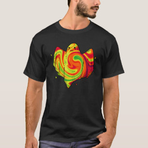 Camiseta Estilo de coloração do colar de fantasia fantasma 