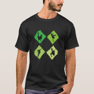 Camiseta Estilo de dança de rompimento Hip Hop e Pop