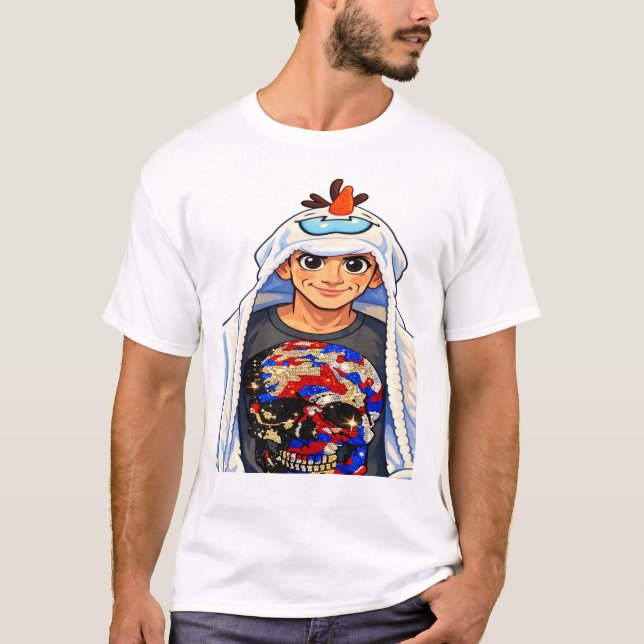 Camiseta Estilo de declaração estranho mas real (Frente)