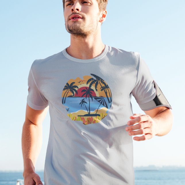 Camiseta Estilo de Design de Verão (Criador carregado)