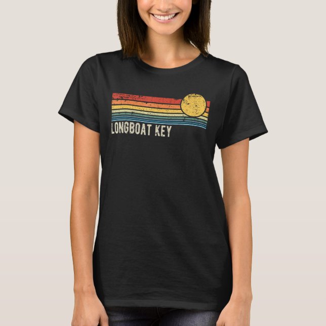 Camiseta Estilo de Distância do Sunset Retro da Flórida da  (Frente)