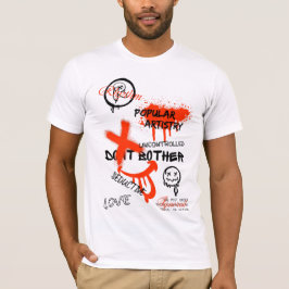 Camiseta ESTILO DE ESTILO DE grafite CLÁSSICO