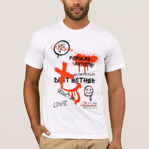 Camiseta ESTILO DE ESTILO DE grafite CLÁSSICO