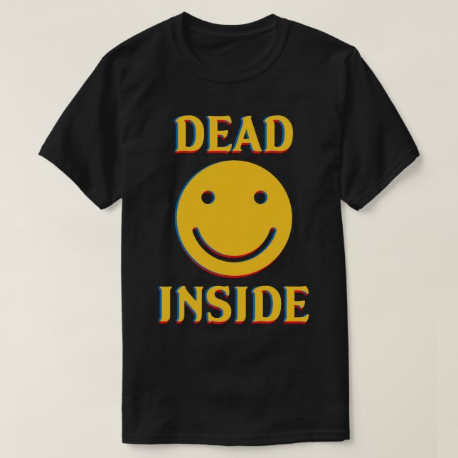 Camiseta Estilo de falha do Dentro do morto (Frente do Design)