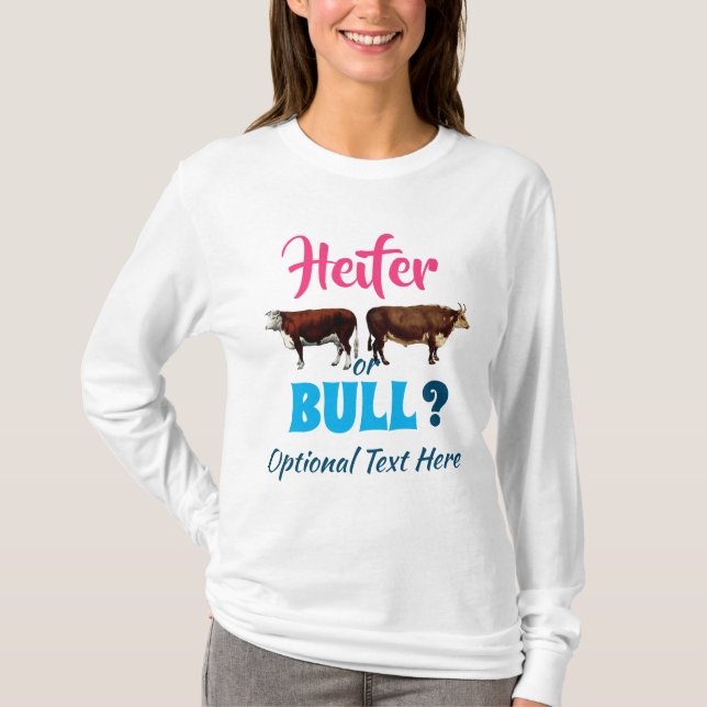Camiseta Estilo de Fazenda de Heifer GardasilRevenda de Gên (Frente)