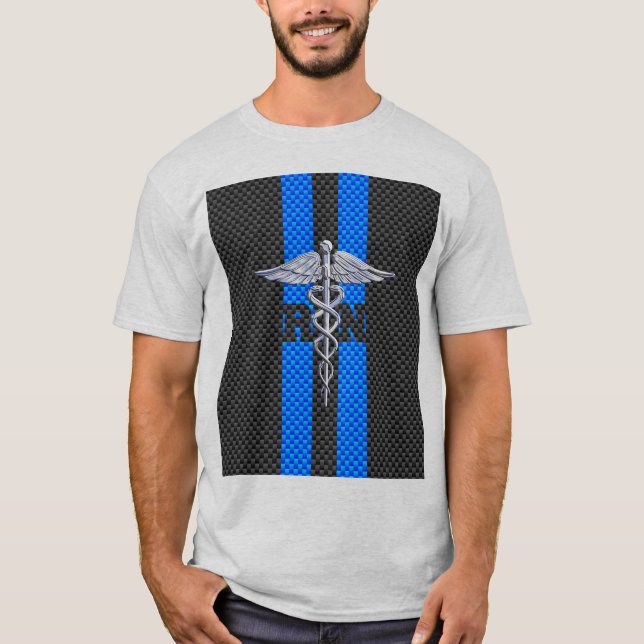 Camiseta Estilo de Fibra de Carbono de Caduco RN Registrado (Frente)
