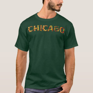 Camiseta estilo de fruta da cidade de Chicago
