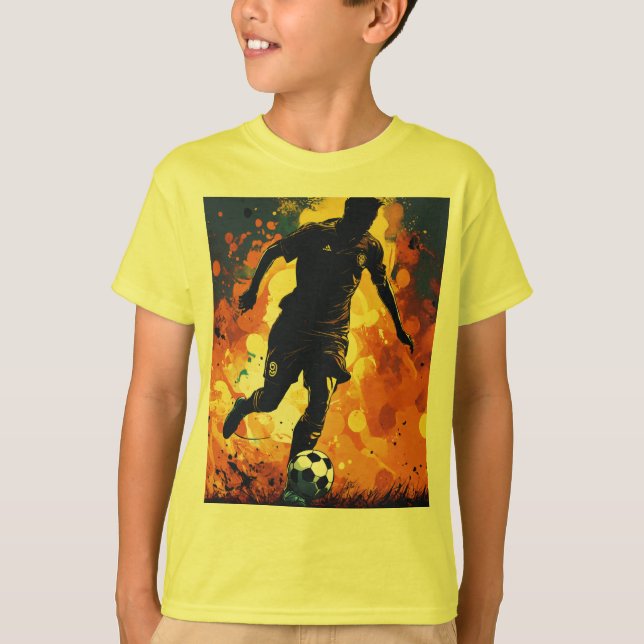 Camiseta estilo de futebol infantil (Frente)