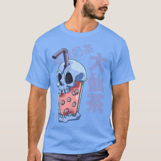 Camiseta Estilo de Gótico do Chá Pastel da Bolha - Kawaii B