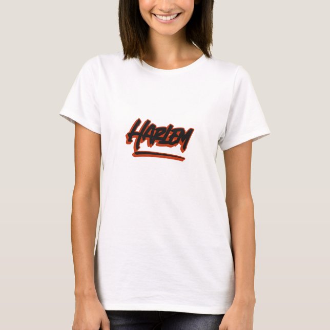 Camiseta Estilo de Grafite Harlem (Frente)