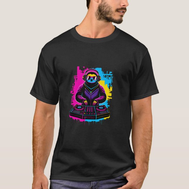 Camiseta Estilo de Grafite Largura DJ - Enchimento de Anima (Frente)
