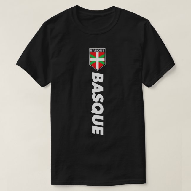 Camiseta Estilo de Jersey Basco Basco de Vitória da Espanha (Frente do Design)