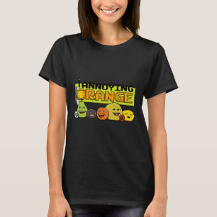 Camiseta Estilo de jogo de vídeo 8-bit laranja