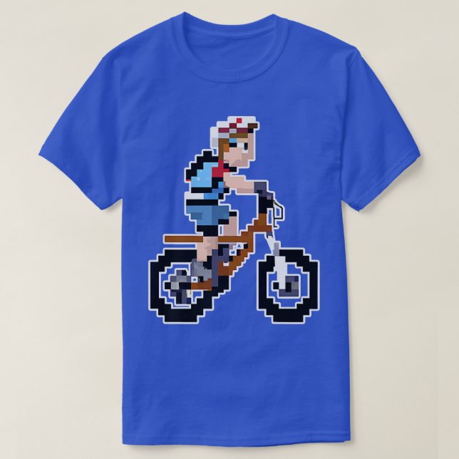 Camiseta Estilo de Jogos Retrorísticos de Pixel de Montanhi (Frente do Design)