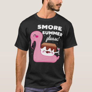 Camiseta Estilo de Kawaii Cute Marshmallow Smore Pun