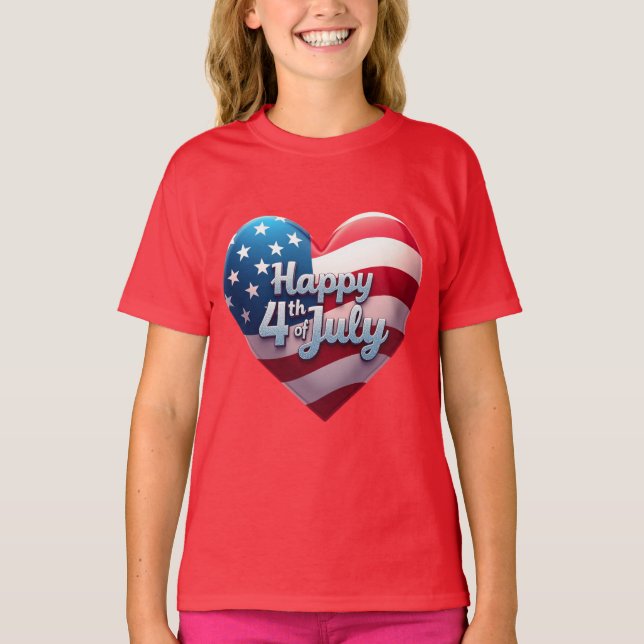 Camiseta Estilo de Liberdade: Designs de Slogan dos EUA (Frente)