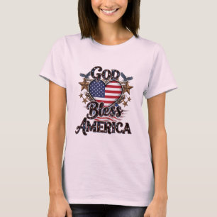 Camiseta Estilo de Liberdade: Designs de Slogan dos EUA