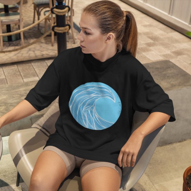 Camiseta Estilo de Linha Wave (Criador carregado)