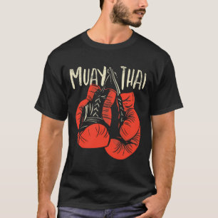 Camiseta Estilo de luta de boxe tailandesa feroz para kickb