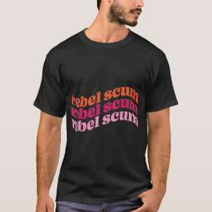 Camiseta Estilo de luz negra de tubo de vácuo luminoso