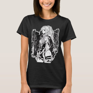 Camiseta Estilo de menina Cyberpunk