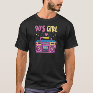Camiseta Estilo de Menina de 90 anos Trava Roupas Vintage A