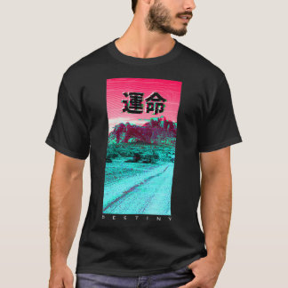 Camiseta Estilo de Moda Estética Vaporwave 80s 90s Anime Gi