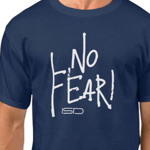 Camiseta Estilo de moda streetwear ISD sem medo retrô 