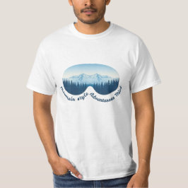 Camiseta Estilo de Montanha, Mente Aventureira: Óculos de E