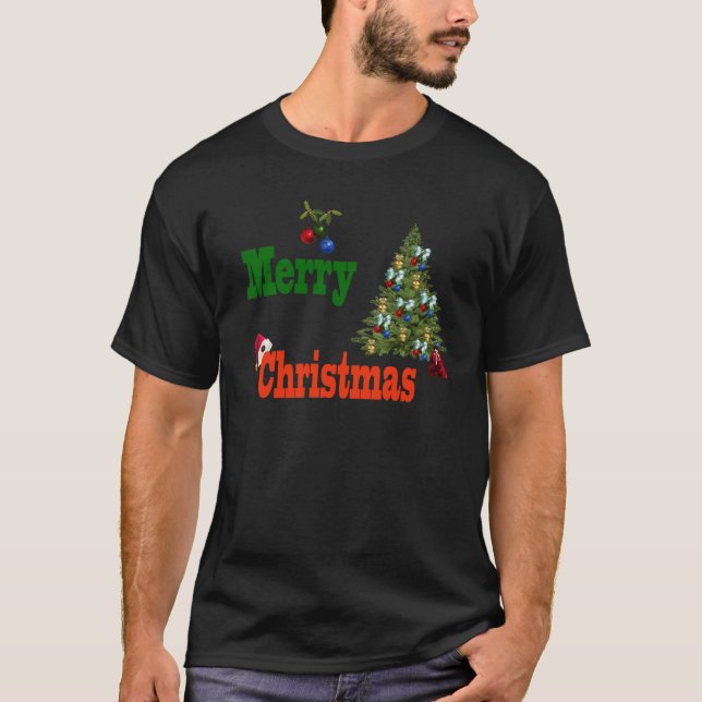 Camiseta Estilo de Natal do Lawn Bowls, Camisa-T do Mens (Frente)