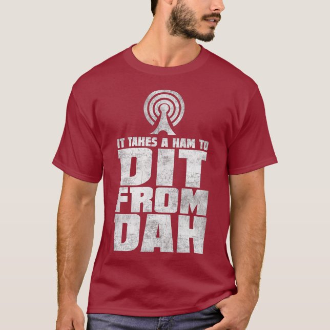 Camiseta Estilo de Operadores HAM da Rádio Amadora Funny (Frente)