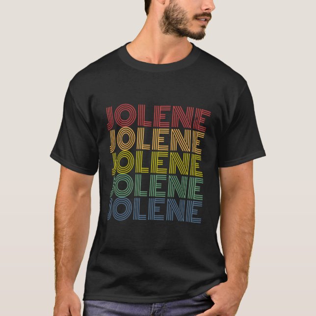 Camiseta Estilo de Padrão do Wordmark Jolene (Frente)